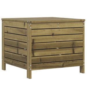 vidaXL Gartenhocker 62x63,5x53,5 cm Kiefernholz Impr&auml;gniert