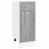 vidaXL Unterschrank mit Schublade Lyon Grau Sonoma 30x46x81,5 cm
