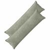 vidaXL Kissenbezug 2 stk. HOUTEN Gr&uuml;n 40 x 145 cm Chenille-Stoff