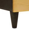 vidaXL Sideboard 2 pcs Schwarz und Gold 60 x 33 x 75 cm