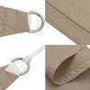vidaXL Sonnensegel Oxford-Gewebe Rechteckig 4x6 m Taupe