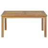 vidaXL Couchtisch 90x50x45 cm Massivholz Teak