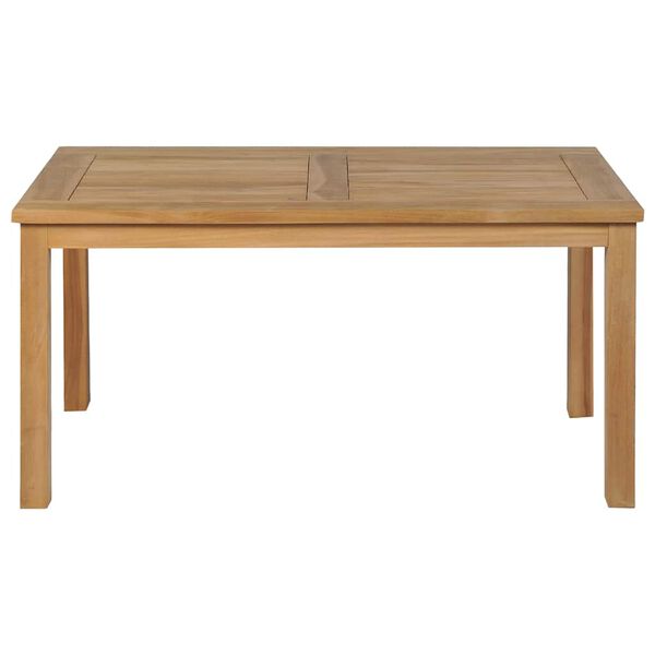 vidaXL Couchtisch 90x50x45 cm Massivholz Teak
