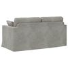 vidaXL Sofa Hellgrau Gesamtabmessungen: 158 x 78 x 80 cm (B x T x H)
