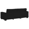 vidaXL 3-Sitzer-Sofa Schwarz 220x77x82 cm Stoff