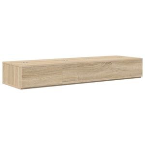 vidaXL Studiotisch Sonoma-Eiche 152 x 40 x 19,5 cm Holzwerkstoff