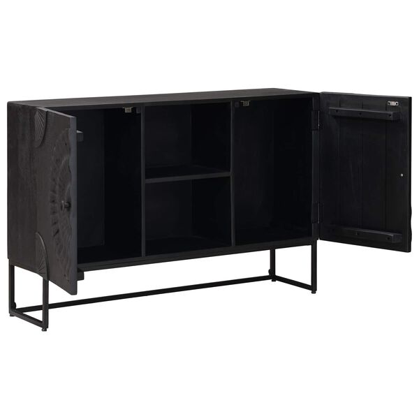 vidaXL Sideboard Schwarz 105 x 30 x 68 cm