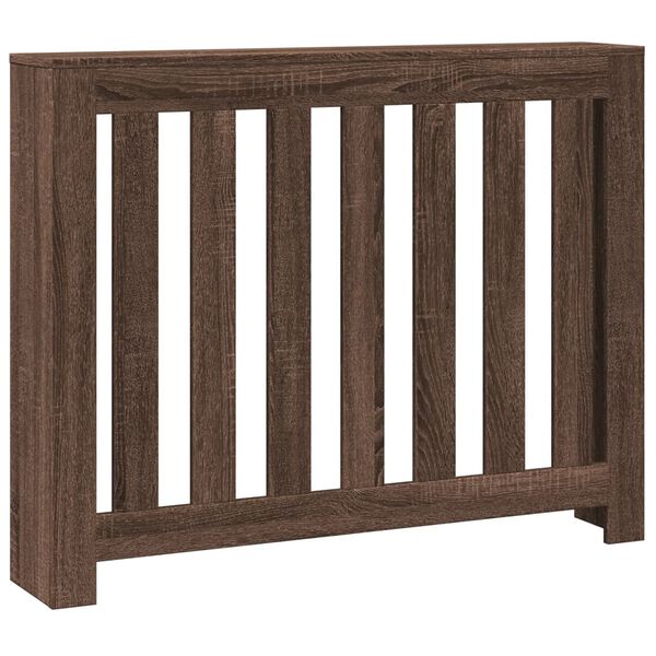 vidaXL Heizk&ouml;rperverkleidung Braun Eiche 104x20x82 cm Holzwerkstoff