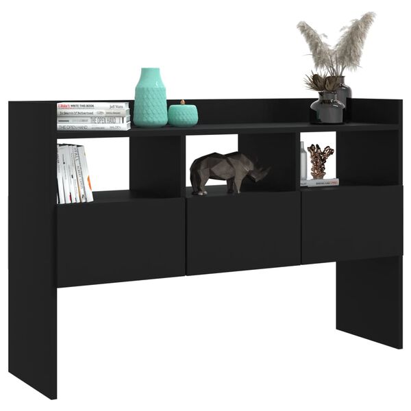 vidaXL Sideboard Schwarz 105x30x70 cm Holzwerkstoff
