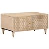 vidaXL Couchtisch 80x50x40 cm Massivholz Mango