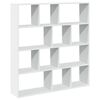 vidaXL B&uuml;cherregal Wei&szlig; 132x29x141,5 cm Holzwerkstoff