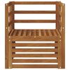vidaXL Outdoor-Sofagarnitur Natur 67 x 63 x 73 cm Massivholz Akazie