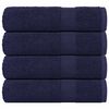 vidaXL Badet&uuml;cher FROGN 4-teilig Marineblau 100x150 cm 360 g/m&sup2;