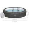 Bestway Lay-Z-Spa Mauritius Airjet Whirlpool Oval