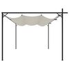 vidaXL Pergola mit Schiebedach Creme 395x292x230 cm