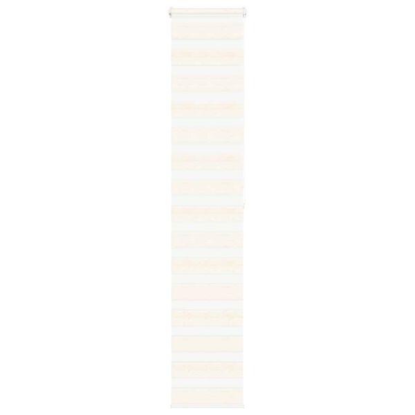 vidaXL Doppelrollo Marmorbeige 40x200 cm Stoffbreite 35,9 cm Polyester