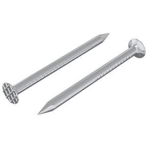 vidaXL N&auml;gel f&uuml;r Holz 2 St&uuml;ck silberfarben &Oslash; 3 x 15 mm aus Metall