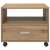 vidaXL Couchtisch Artisan-Eiche 55 x 55 x 45 cm Holzwerkstoff