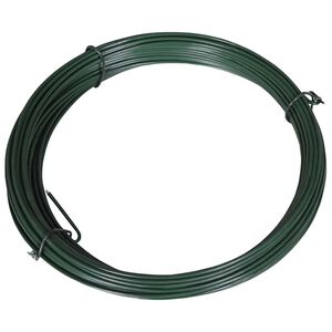vidaXL Zaun-Bindedraht 25 m 1,4/2 mm Stahl Gr&uuml;n