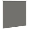 vidaXL Verdunkelungsrollo Grau 145x130cm Stoffbreite 141,6cm Polyester
