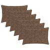 vidaXL Kissenbezug 6 stk. HOUTEN Hellbraun 40 x 60 cm