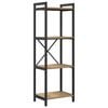 vidaXL B&uuml;cherregal 40 x 30 x 119 cm Holzwerkstoff Artisan-Eiche