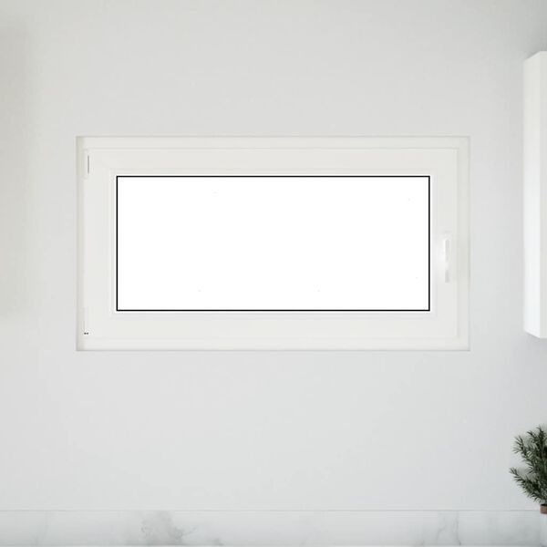 vidaXL Kellerfenster RISOR 110x60 cm Dreh Kipp DIN Links Anthrazit