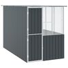 vidaXL Vogelk&auml;fig Anthrazit 165 x 318 x 200 cm Verzinkter Stahl