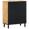 vidaXL Sideboard Braun 60x33x75 cm Massivholz Mango