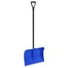 vidaXL Schneeschaufel Blau 147 cm Metall