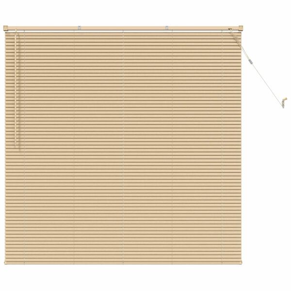 vidaXL Venetianer Jalousie Hellbraun mit Muster 150 x 130 cm PVC