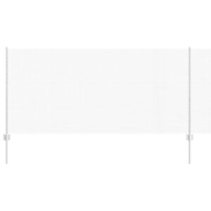 vidaXL Zaun mit Pfosten Silber 1 x 10 m Stahl