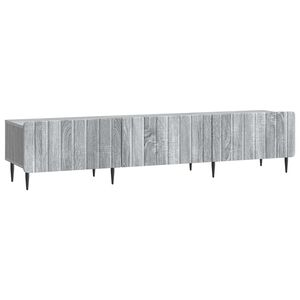vidaXL TV-Schr&auml;nk Graues Sonoma 147 x 34,5 x 32 cm Holzwerkstoff