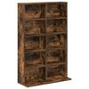 vidaXL CD Regal Raucheiche 65 x 23,5 x 97,5 cm Holzwerkstoff