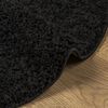 vidaXL Shaggy-Teppich PAMPLONA Hochflor Modern Schwarz Ø 280 cm