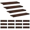 vidaXL Treppenstufen 16 stk. 90 x 30 x 2 cm Dunkelbraun