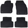 vidaXL Autofu&szlig;matte 4 pcs Schwarz VW T-CROSS TPE
