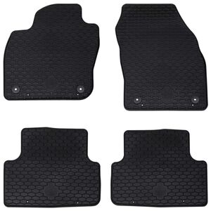vidaXL Autofu&szlig;matte 4 pcs Schwarz VW T-CROSS TPE