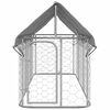 vidaXL Outdoor-Hundezwinger mit Dach 400x100x150 cm