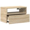 vidaXL Wand-Nachttische 2 Stk. Sonoma-Eiche 45x26x28,5 cm