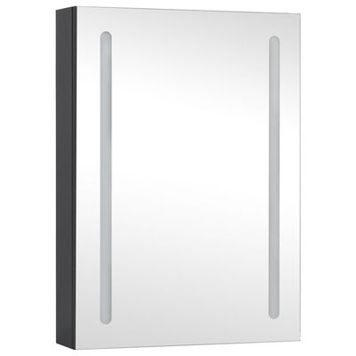 vidaXL LED-Spiegelschrank fürs Bad 50x13x70 cm