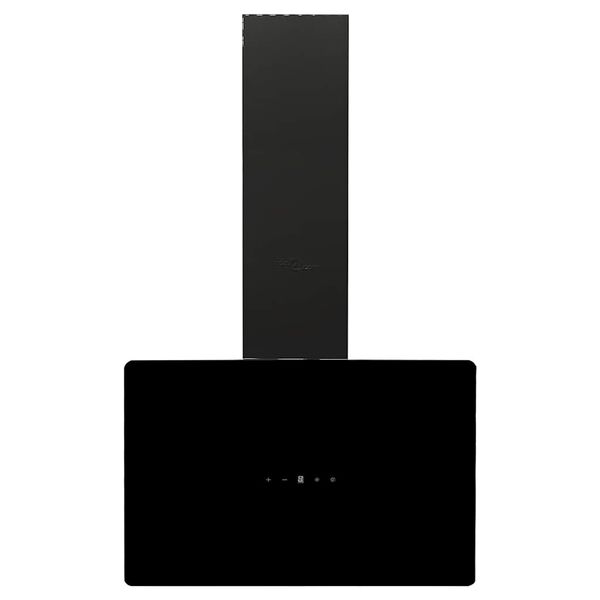 vidaXL Dunstabzugshaube 60 cm Stahl und Hartglas Schwarz