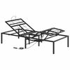 vidaXL Elektrisch verstellbares Bettgestell Schwarz 200 x 80 x 33,5 cm