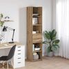 vidaXL Highboard Artisan-Eiche 40 x 42,5 x 185 cm Holzwerkstoff