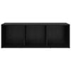 vidaXL TV-Schrankset Schwarz 72 x 35 x 37 cm Holzwerkstoff