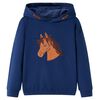 Kinder-Kapuzenpullover Marineblau 140