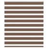 vidaXL Doppelrollo Braun 125x150 cm Stoffbreite 120,9 cm Polyester