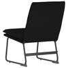 vidaXL Loungesessel Schwarz 52x75x76 cm Stoff