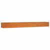 vidaXL Hochbeet Rostig 480x80x45 cm Cortenstahl