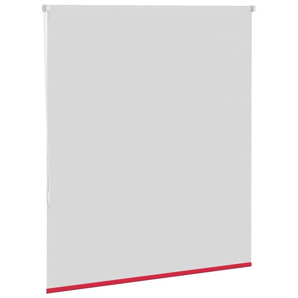 vidaXL Verdunkelungsrollo Rot 125x175cm Stoffbreite 121,6cm Polyester